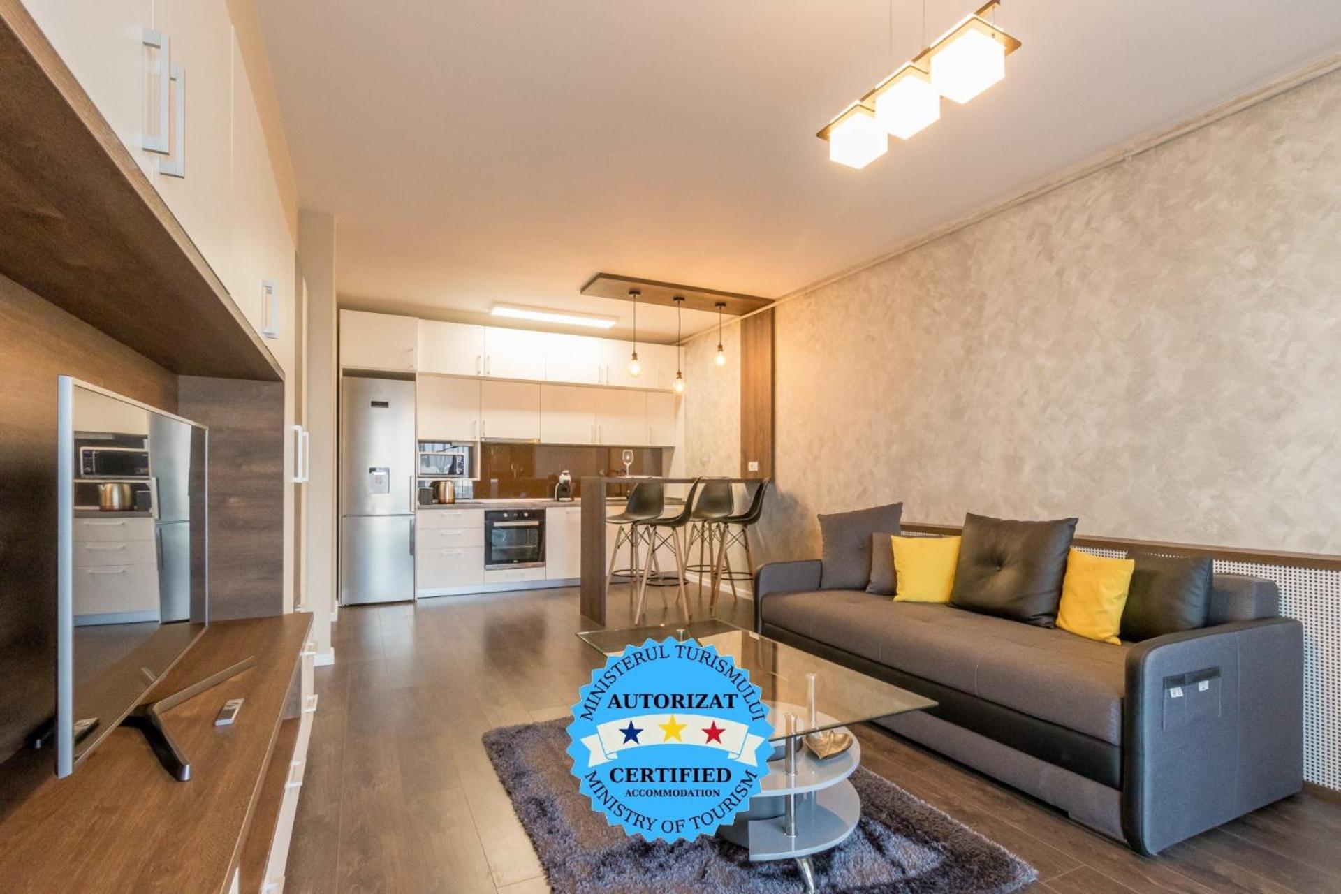 Modern Downtown Apartment Cluj Napoca Bagian luar foto
